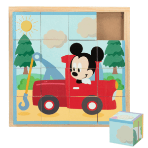 DISNEY ROMPECABEZAS MADERA 16 CUBOS 20X20X5.5CM WOOMAX