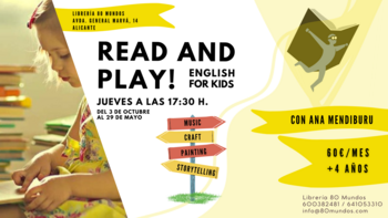 Taller de inglés para niños cono Ana Mendiburu