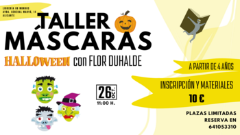 Taller infantil: máscaras de halloween