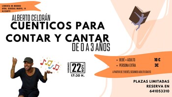 Cuentacuentos: Cuenticos para contar y cantas (Alberto Celdrán)